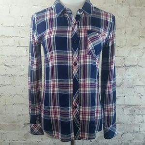 Rails Hunter plaid woman's top